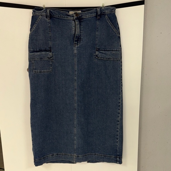 GUC Eddie Bauer Maxi Denim Skirt - Picture 1 of 6